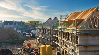 construction site of new homes